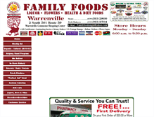 Tablet Screenshot of familyfoods.info